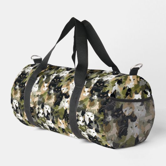 Sac De Sport Camouflage chats mignons (Coin droit)