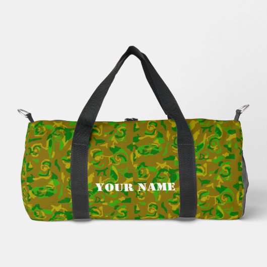 Sac De Sport Camouflage forestier (Recto)