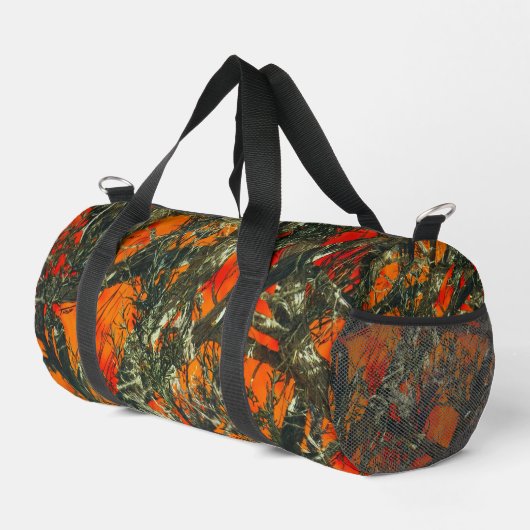Sac De Sport Camouflage Orange (Coin droit)