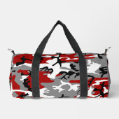 Sac De Sport Camouflage rouge et gris, Militaire, Armée (Recto)