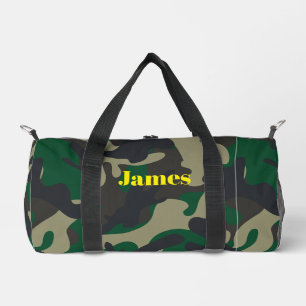 Sac De Sport Camouflage vert personnalisé Sports Fitness & entr