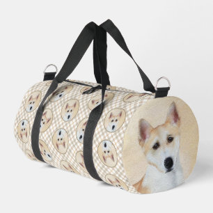 Sac De Sport Canaan Dog Peinture mignonne Original Animal Chien