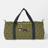 Sac De Sport Caribou/Reindeer d'art populaire (Recto)