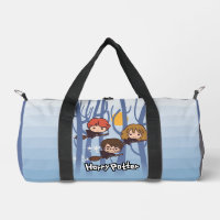 Caricature Harry, Ron, & Hermione Voler Dans Woods