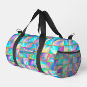 Sac De Sport Carré holographique élégant (Coin droit)