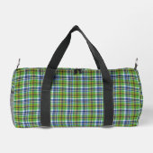 Sac De Sport Carreaux Verts  (Verso)