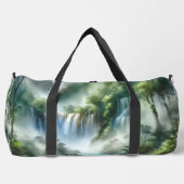 Sac De Sport Cascades Nature Paysage Peinture (Recto)