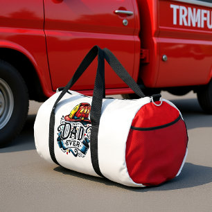 Sac De Sport Casque de pompier Meilleur Papa de Tous les Temps