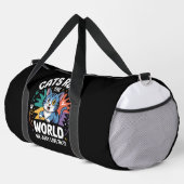 SAC DE SPORT CATS RULE THE WORLD (Coin droit)