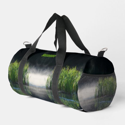 Sac De Sport Cattails Dans Mist Personnalisé (Coin droit)