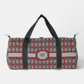 Sac De Sport Cendres et Braises Argyle (Recto)