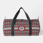 Sac De Sport Cendres et Braises Argyle (Verso)