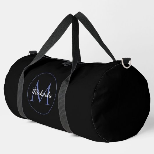 Sac De Sport Cercle minimal moderne nom initial monogramme mode (Coin gauche)