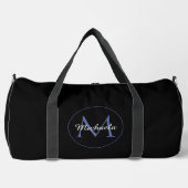 Sac De Sport Cercle minimal moderne nom initial monogramme mode (Recto)