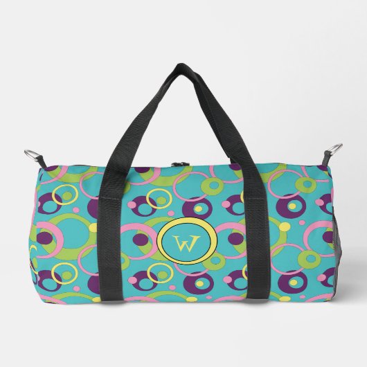 Sac De Sport Cercles bleus funky (Recto)