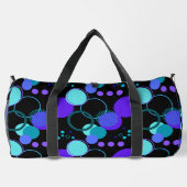 Sac De Sport Cercles et formes rondes Motif en noir (Verso)