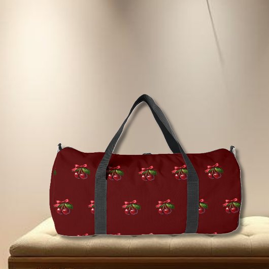 Sac De Sport Cerises avec un bow
