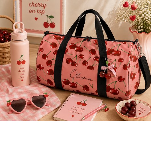 Sac De Sport Cerises rouges sucrées