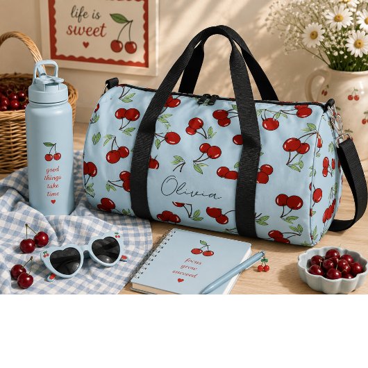 Sac De Sport Cerises rouges sucrées