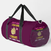 Sac De Sport C'est ce que je fais Livres Crochet & I Know Thing (Coin droit)