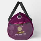 Sac De Sport C'est ce que je fais Livres Crochet & I Know Thing (Droite)