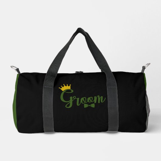 Sac De Sport CHAMBRE Vert Noir (Recto)