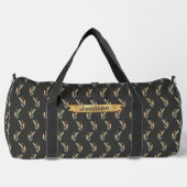 Sac De Sport Changer de nom, Brown vert moderne Abstrait (Recto)