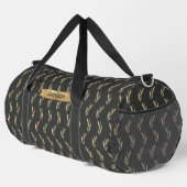 Sac De Sport Changer de nom, Brown vert moderne Abstrait (Coin droit)