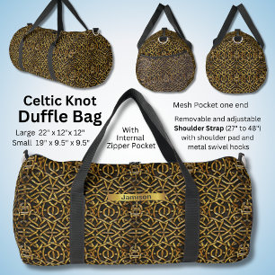 Sac De Sport Changer de nom, Noir Brown Noir Celtique noeud