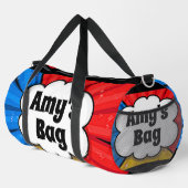 Sac De Sport Changez de nom POP ART Burst, MON SAC! (Coin droit)