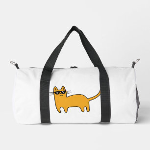 Sac De Sport Chat aux Lunettes de Soleil Cool