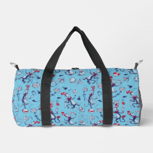 Sac De Sport Chat Dans Le Casquette Motif bleu