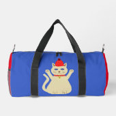 Sac De Sport Chat de Noël mignon (Verso)