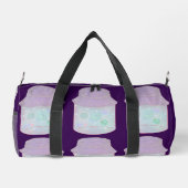 Sac De Sport Chat Galaxie dans un Pot | Art de Chat Spatial Kaw (Verso)