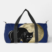 Sac De Sport Chat Noir Halloween Prowling Sur Une Nuit De Plein (Recto)