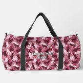 Sac De Sport Chats Camouflage rose (Recto)