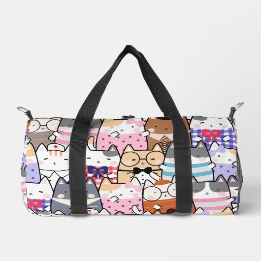 Sac De Sport Chats Cute Kawai (Recto)