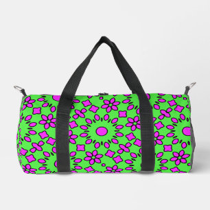 Sac De Sport Chaux douce Vert & Purple Motif Floral
