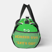 Sac De Sport cheerleader bag, personalize green, white & black  (Droite)