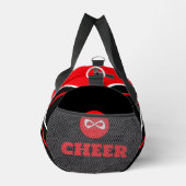 Sac De Sport cheerleader bag, personalize red, white & black (Droite)