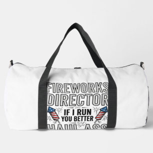 Sac De Sport Chemineur de Feu d'Artifice Citation Patriotique D