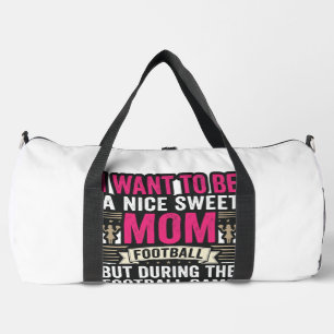 Sac De Sport Chemise de conception de gravure vintage de maman