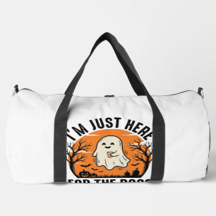 Sac De Sport Chemise drôle de fantôme d'Halloween juste ici pou