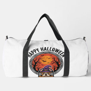 Sac De Sport Chemise Vintage Chauve-Souris Sorcière Bulldog Hap