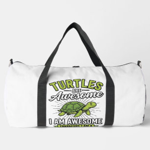 Sac De Sport Chemises de Tortue Drôle Sont Incroyables Vintage_