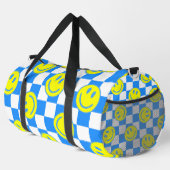 Sac De Sport chèque en bleu super (Coin droit)