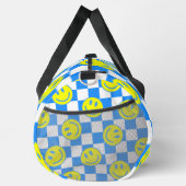 Sac De Sport chèque en bleu super (Droite)