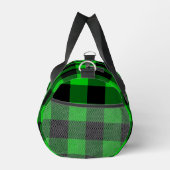 Sac De Sport Chèque noir et vert (Droite)