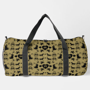 Sac De Sport Cheval Et Panier Romantique Mariage