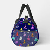 Sac De Sport Cheval Racing Jockey Soies Modérées Monogrammé (Droite)